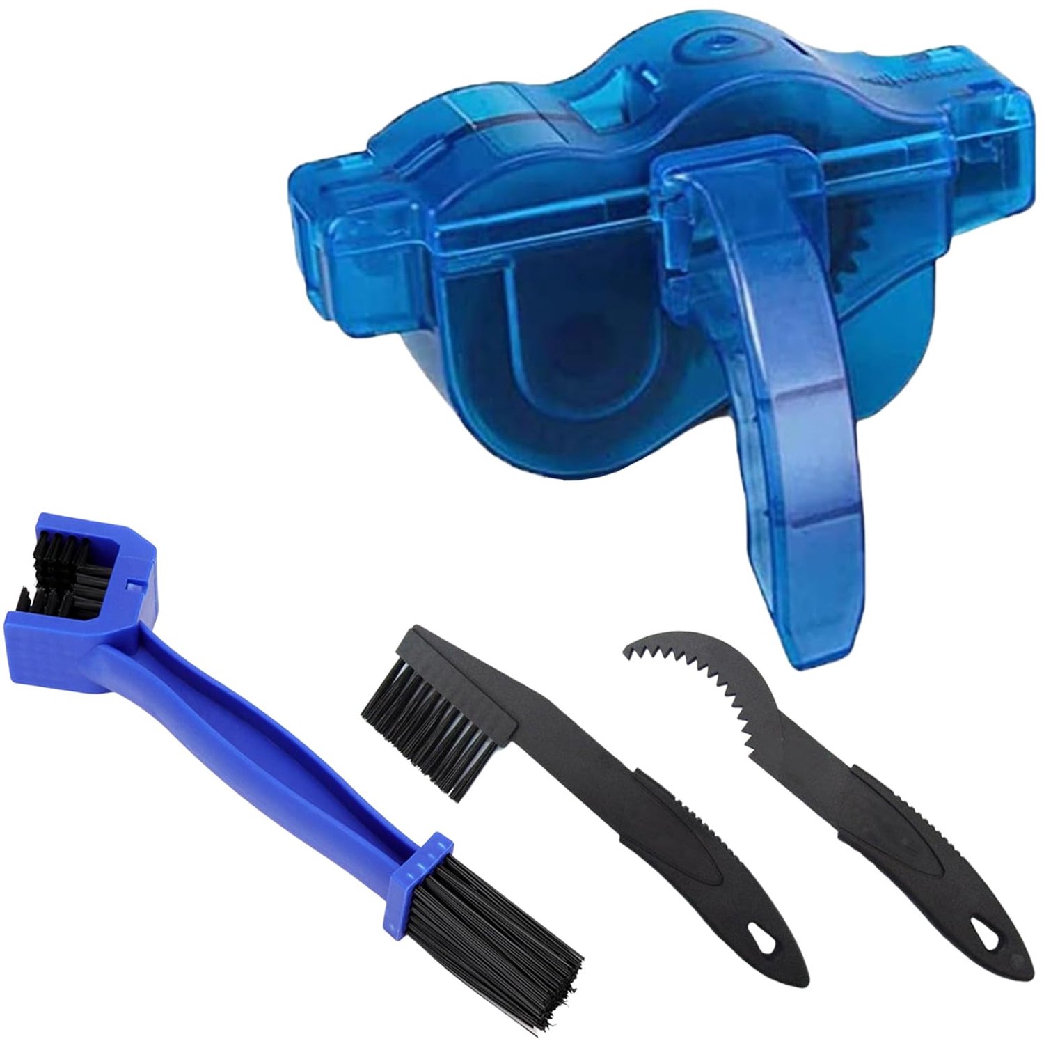 Fietsketting Reinigingsset met Diverse Borstels, 4-in-1