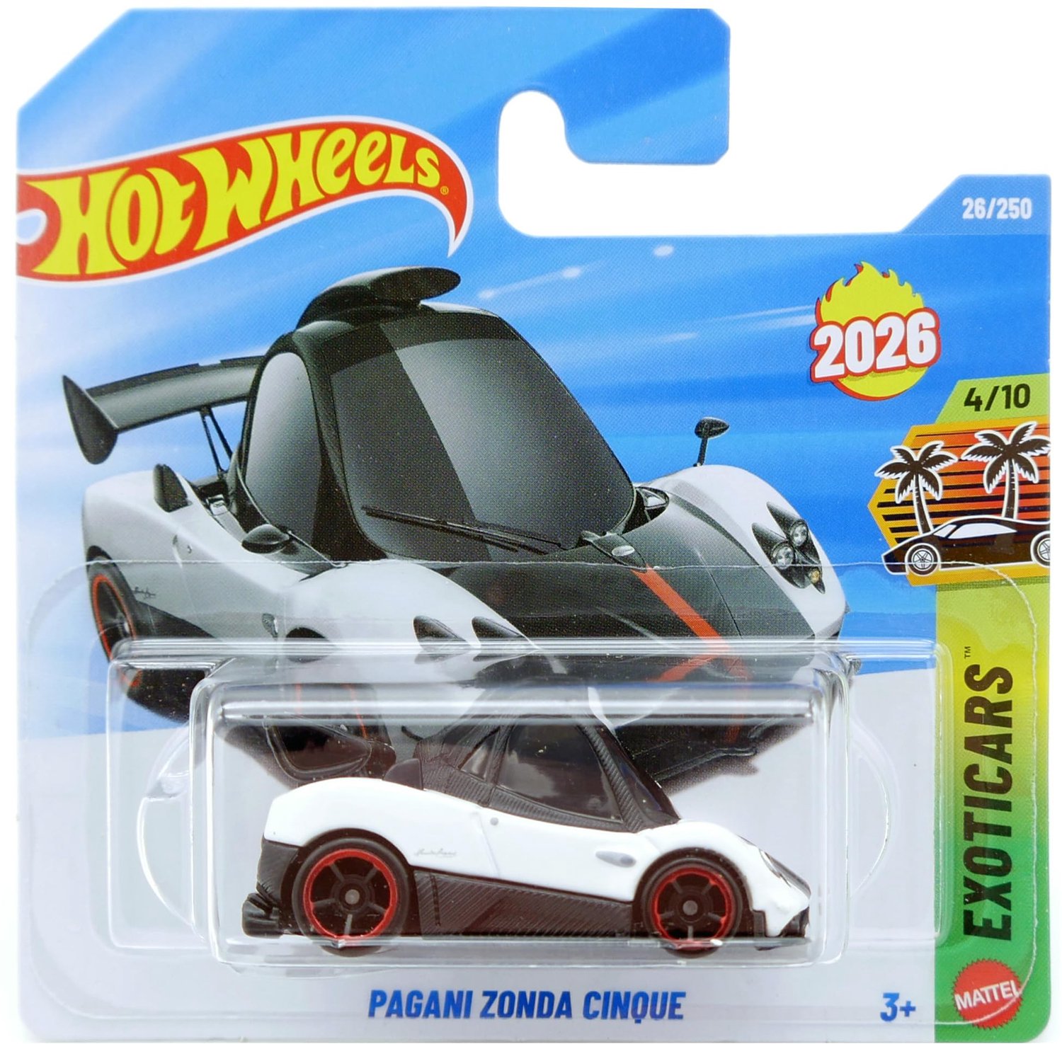 Pagani Zonda Cinque Modelauto - 1:64 - Wit