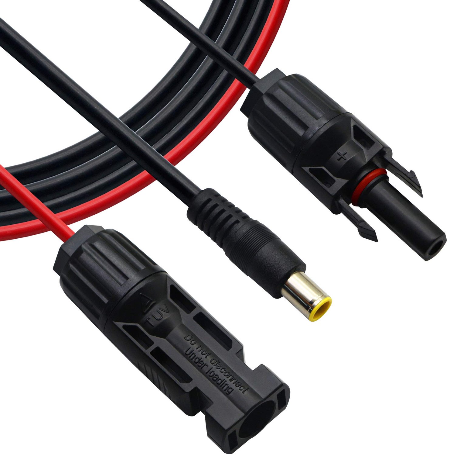 Zonneconnector naar DC 8mm Adapterkabel met Waterdichte 16 AWG Draad