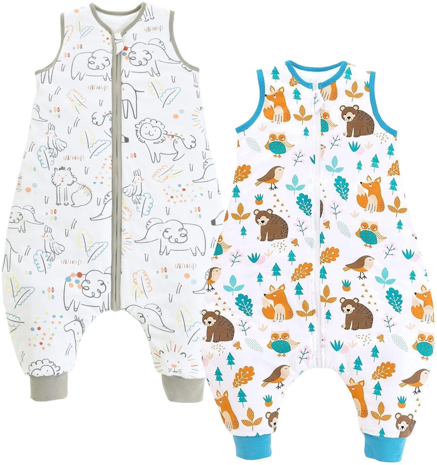 Baby Slaapzak met Voetjes, 1.5 Tog, Voor Jongens en Meisjes