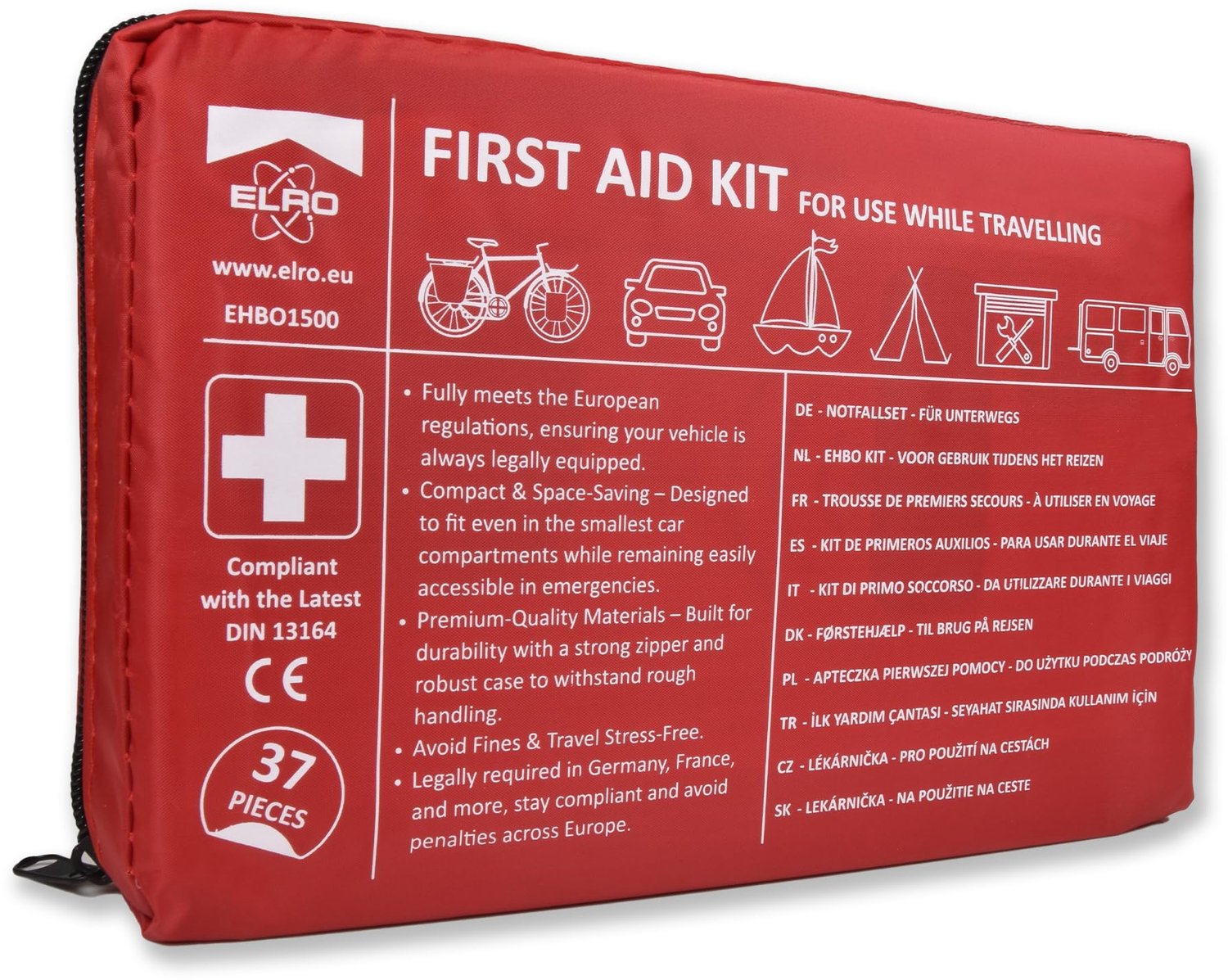 Kit voor Auto en Thuis - 37-delig met veiligheidsvest
