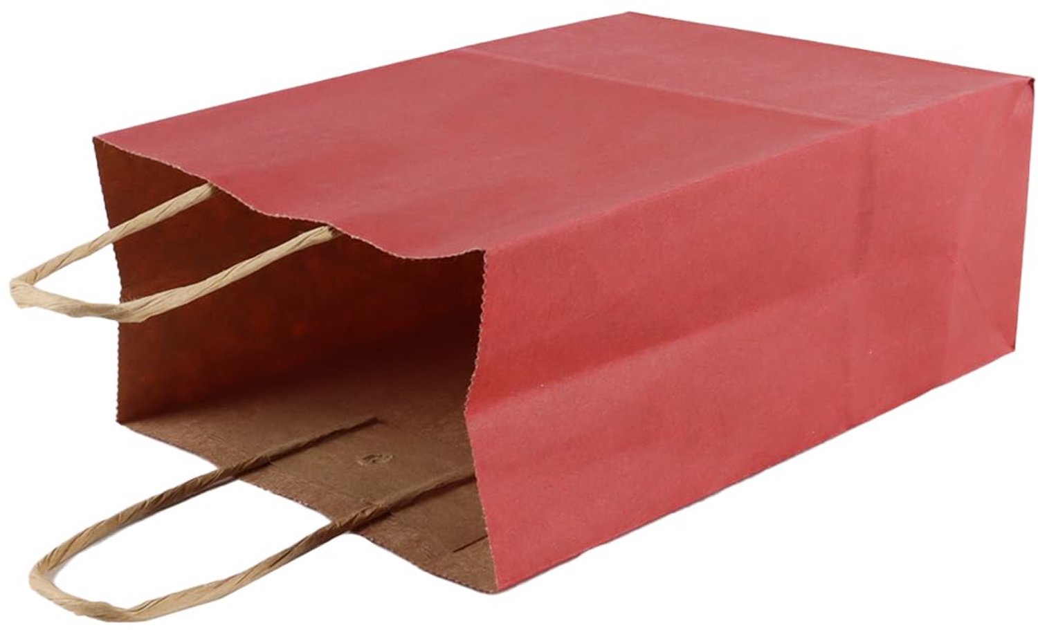 Papieren Draagtassen met Handvat voor Feestjes en Geschenken, Rood