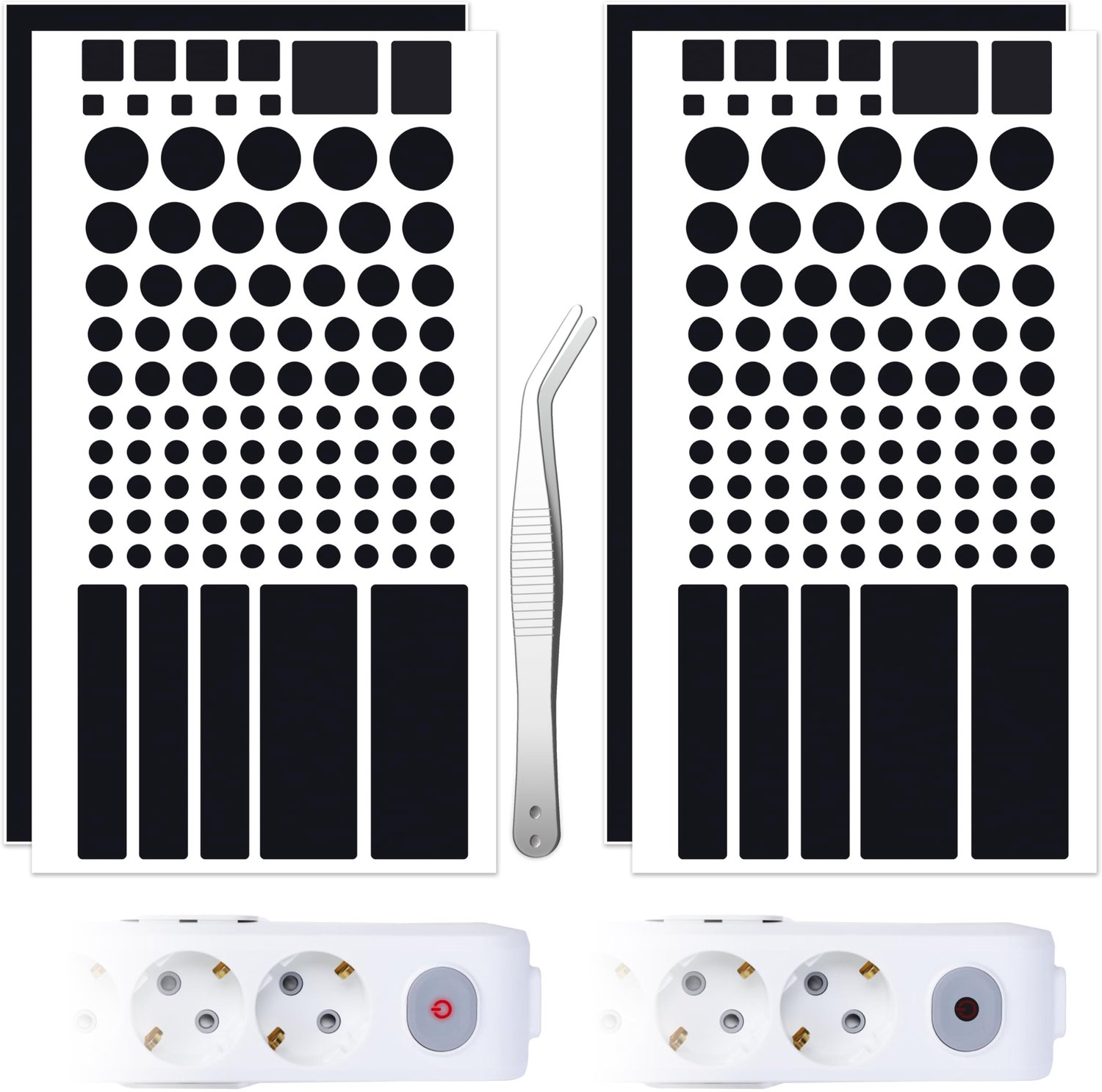 Dimbare Ledsticker met Lichtblok voor Router en TV - Verduistert 90% van het Licht