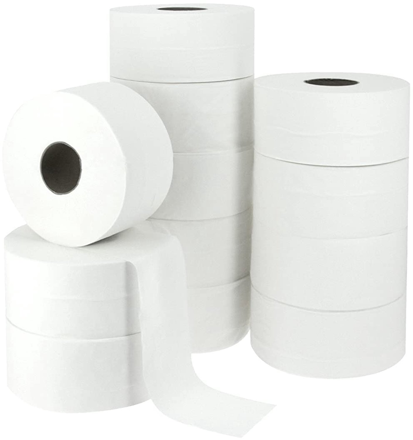 12 Stuks Maxi Toiletpapier Rol 150m, 2-laags en 100% Gerecycled