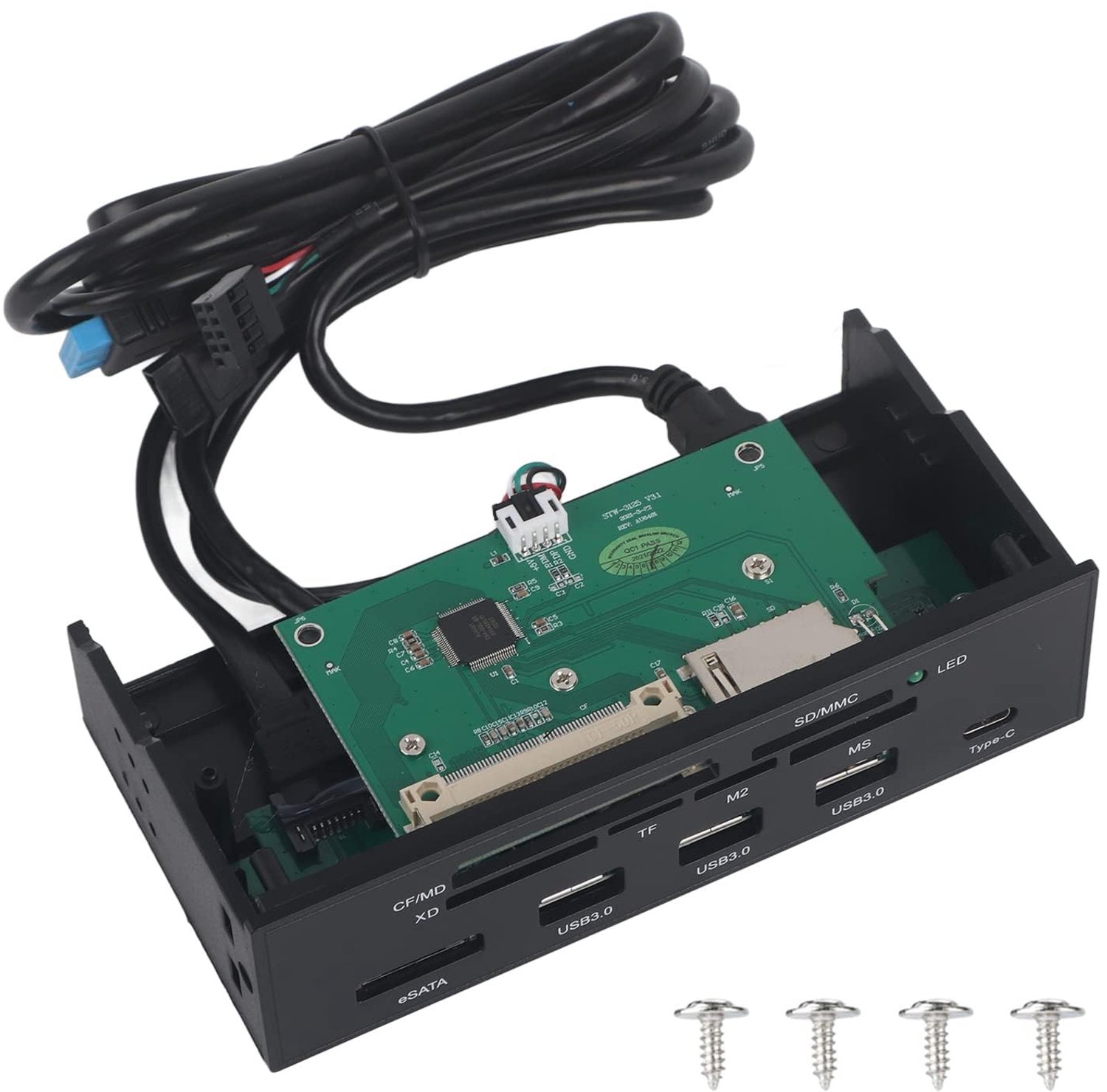 Interne Kaartlezer USB 3.0 voor PC - Multifunctioneel en Snel