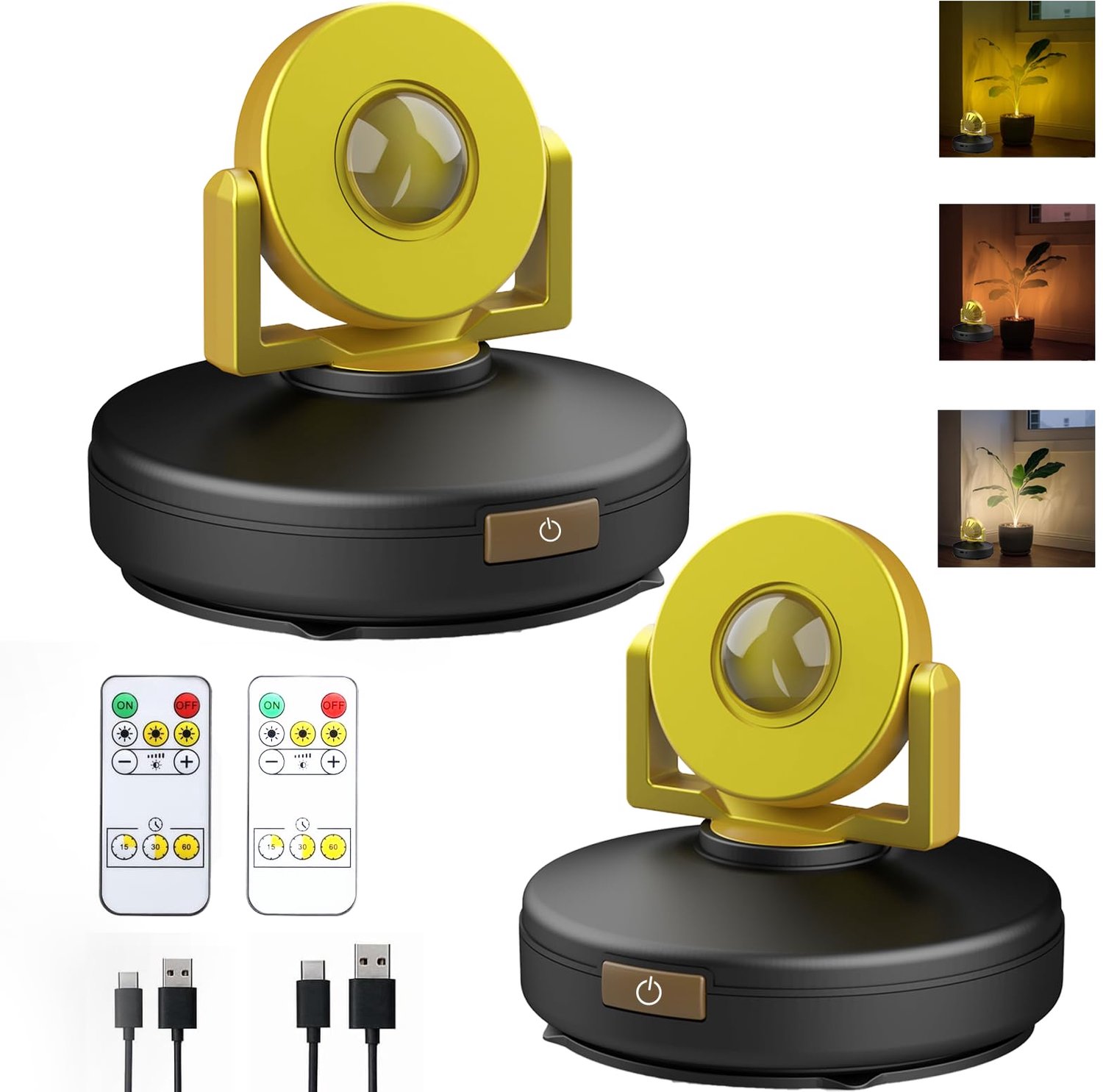 Draadloze LED Spotlamp met Timer en Dimbare Functie