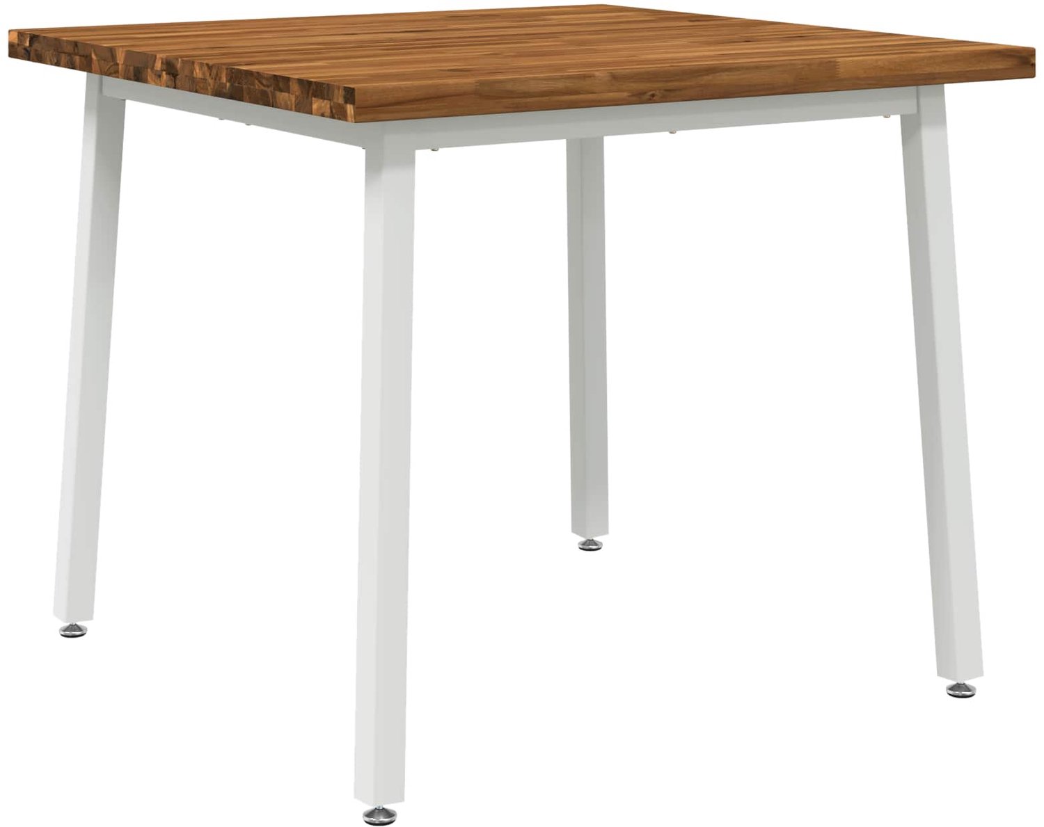 vidaXL Vierkante - Eettafel - 90 - x - 90 - x - 75 - cm - Massief - Acacia - Hout