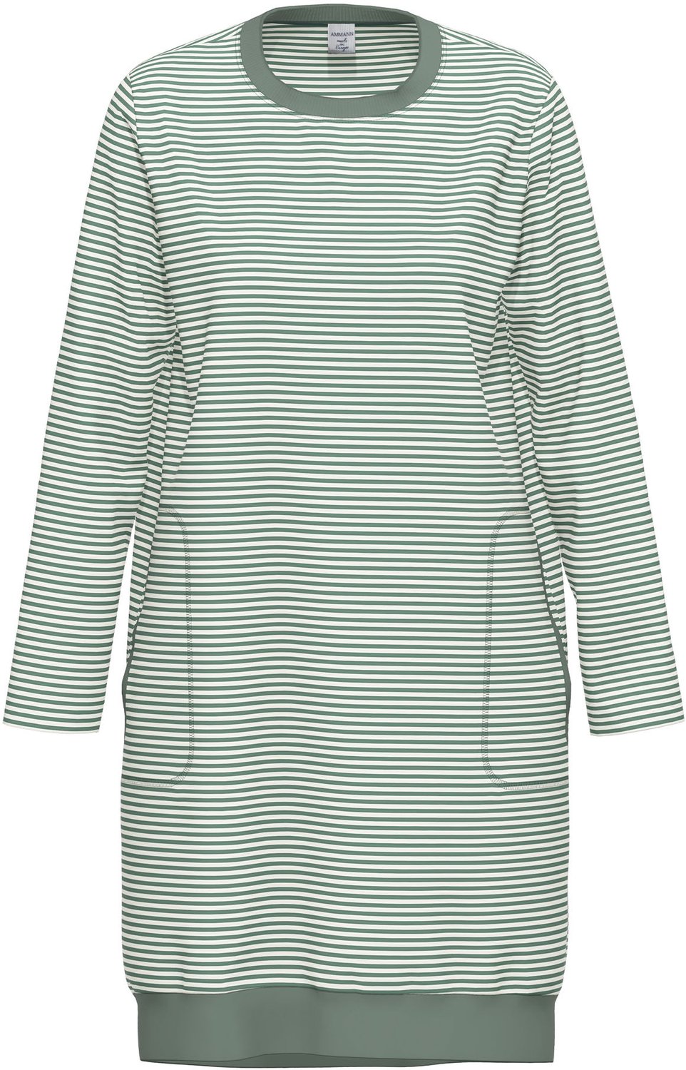 Ammann Dames nachthemd met lange mouwen Women Nightwear balsam green