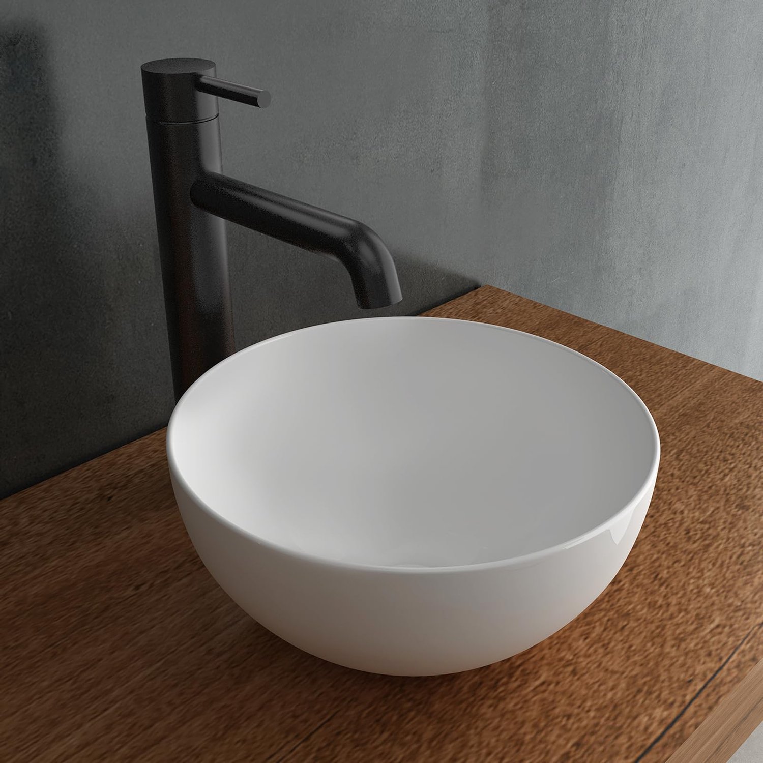 Gesatineerde Glazen Wasbak Ø 42 cm