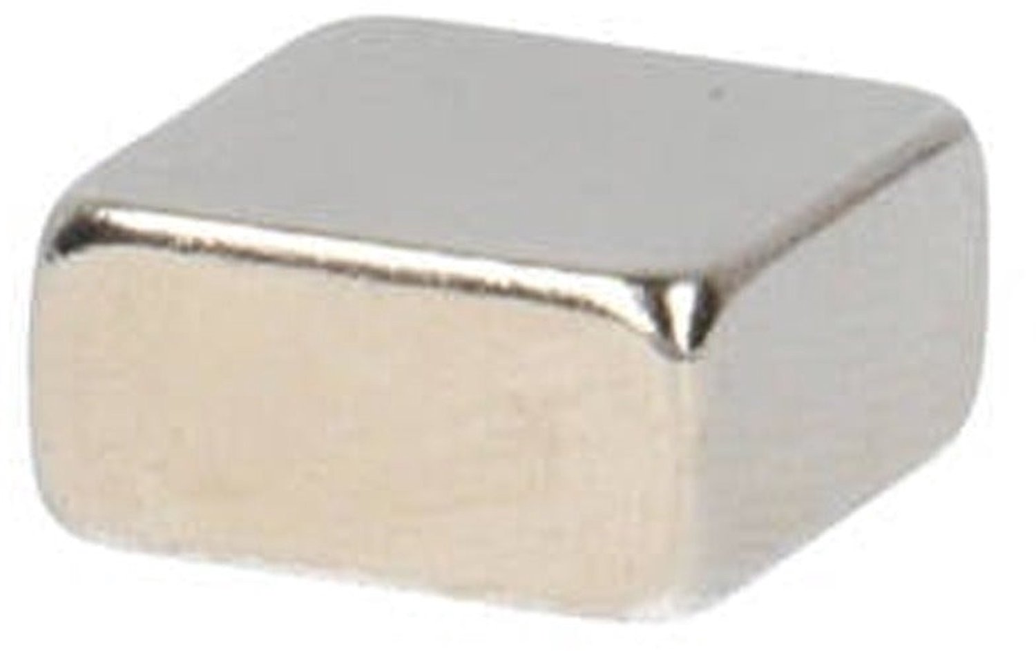 Neodymium Blokmagneet 10 x 10 x 5 mm N50 NiCuNi – 12 stuks