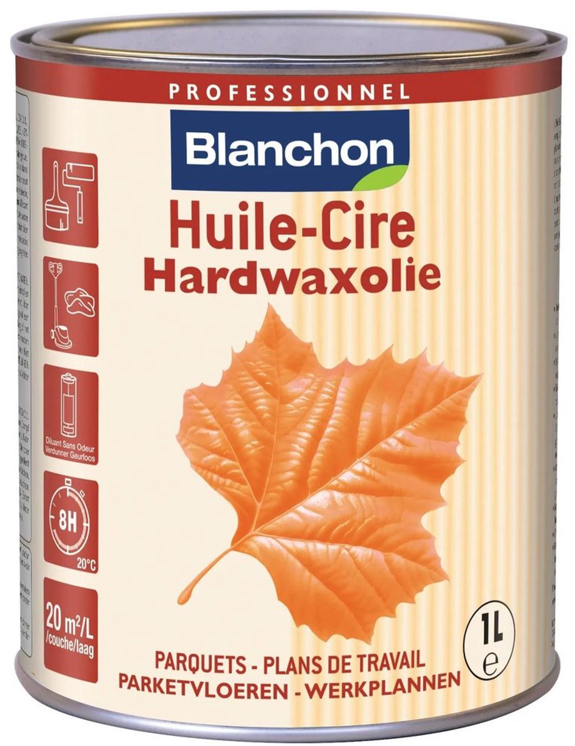 Harde Wax Olie 1L Natuur voor Hout
