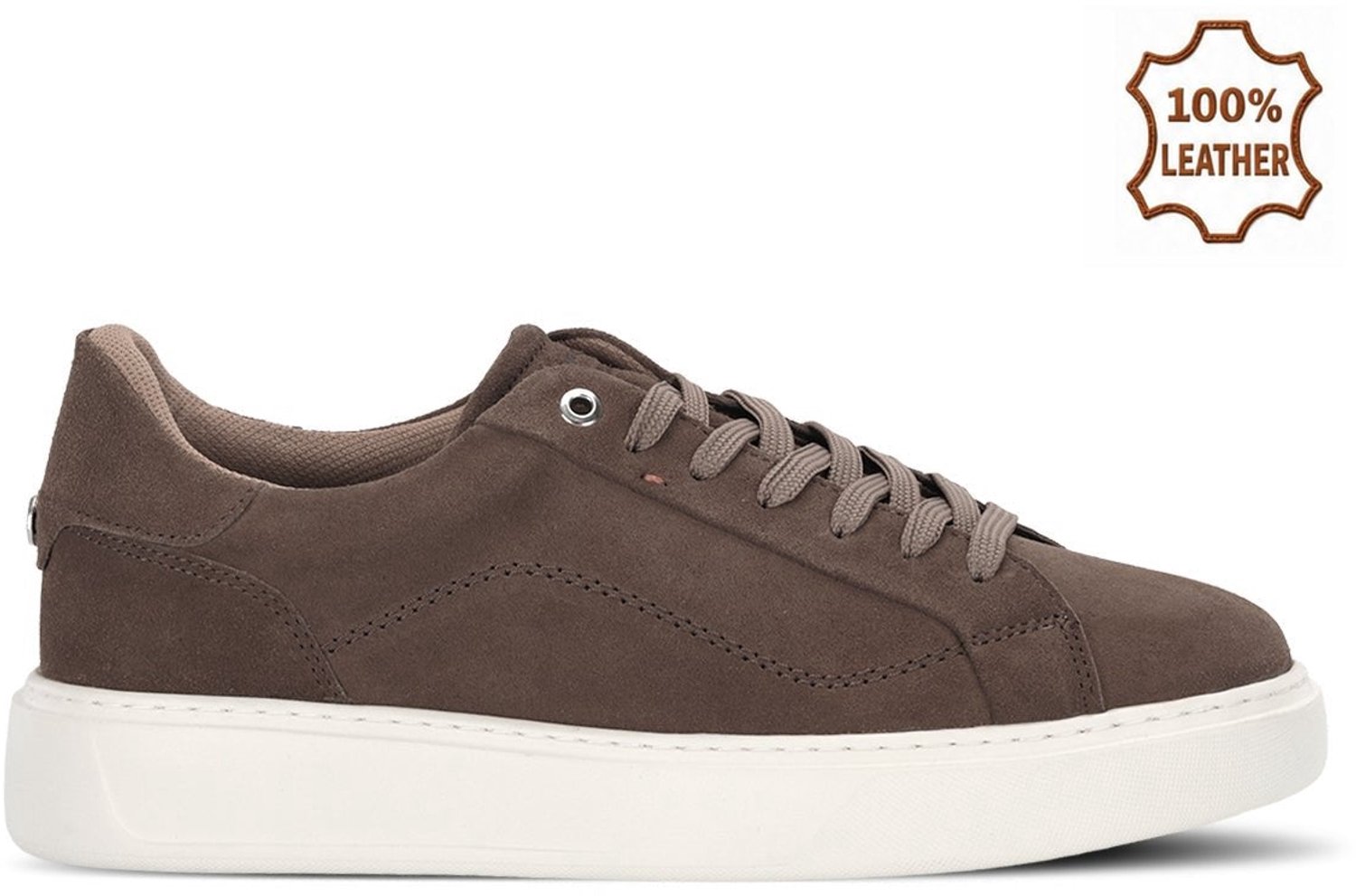 Slazenger Smith Heren Sneakers - Bruin