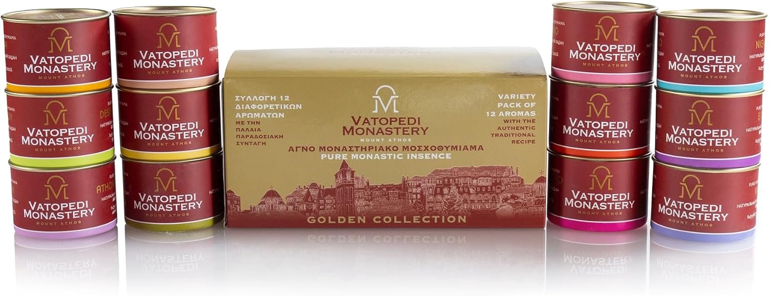 Monniken wierookstokjes Mount Athos - 12 geuren, 12x50g