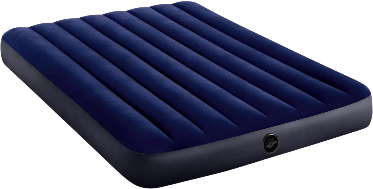 Verte - Luchtbed - Klassiek Luchtbed - 137 Cm X 191 Cm X 25 Cm - Blauw