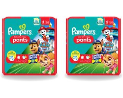 2 x Pampers – Luierbroekjes – Baby Dry Pants Paw Patrol Maat 4 – 25 Luiers - Voordeelverpakking - 2 stuks