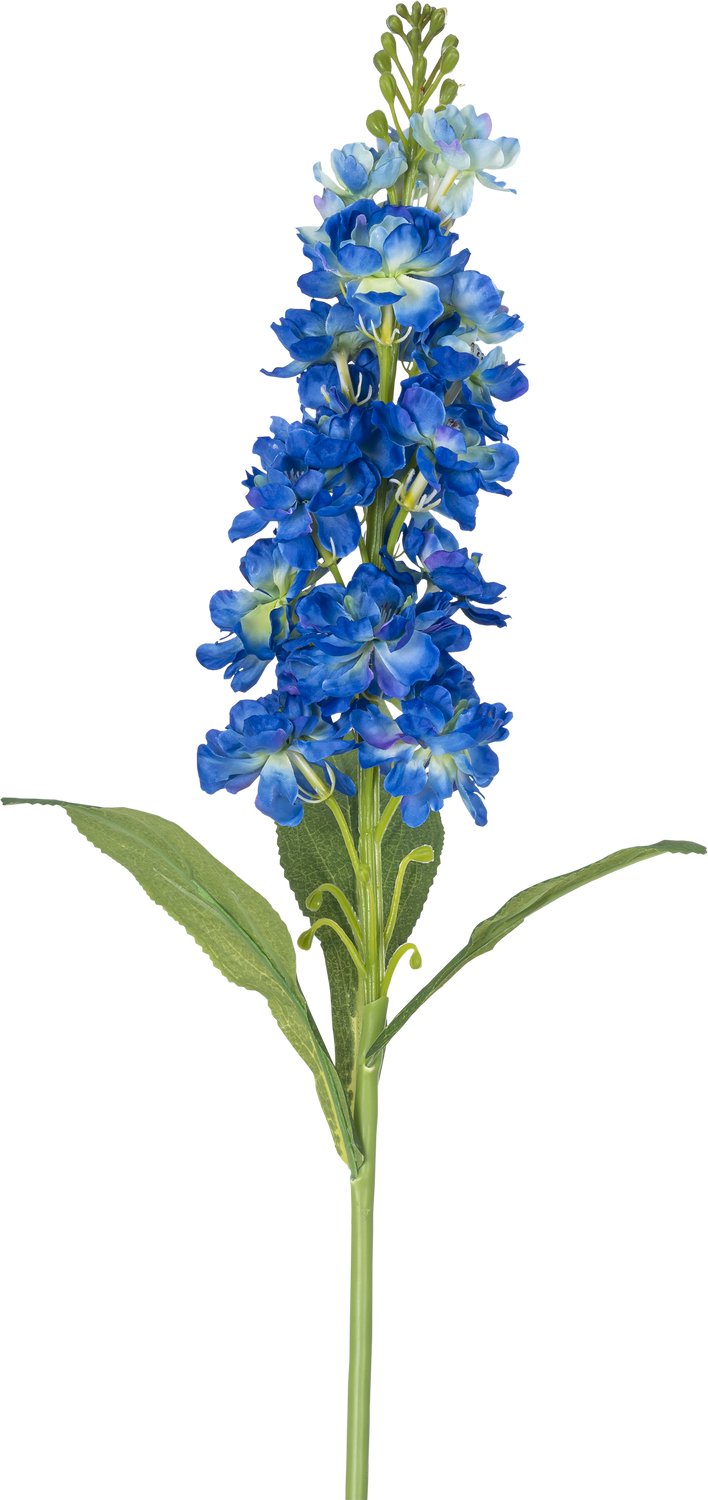 Easyplants | Kunstbloem Violier 78 cm blauw | Zijde | Nepbloemen | blauw | Onderhoudsvrij | Kant-en-klaar