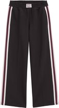 WE Fashion Meisjes jersey wide leg joggingsbroek met streep