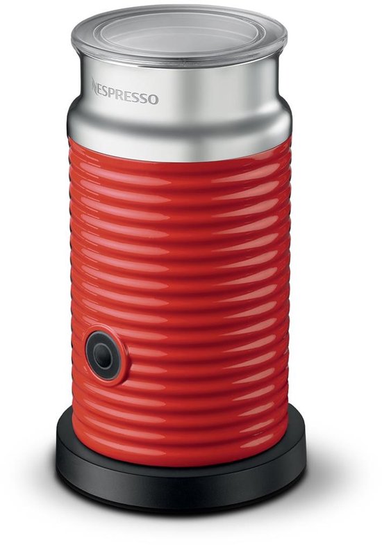 Nespresso Aeroccino 3 melkopschuimer rood