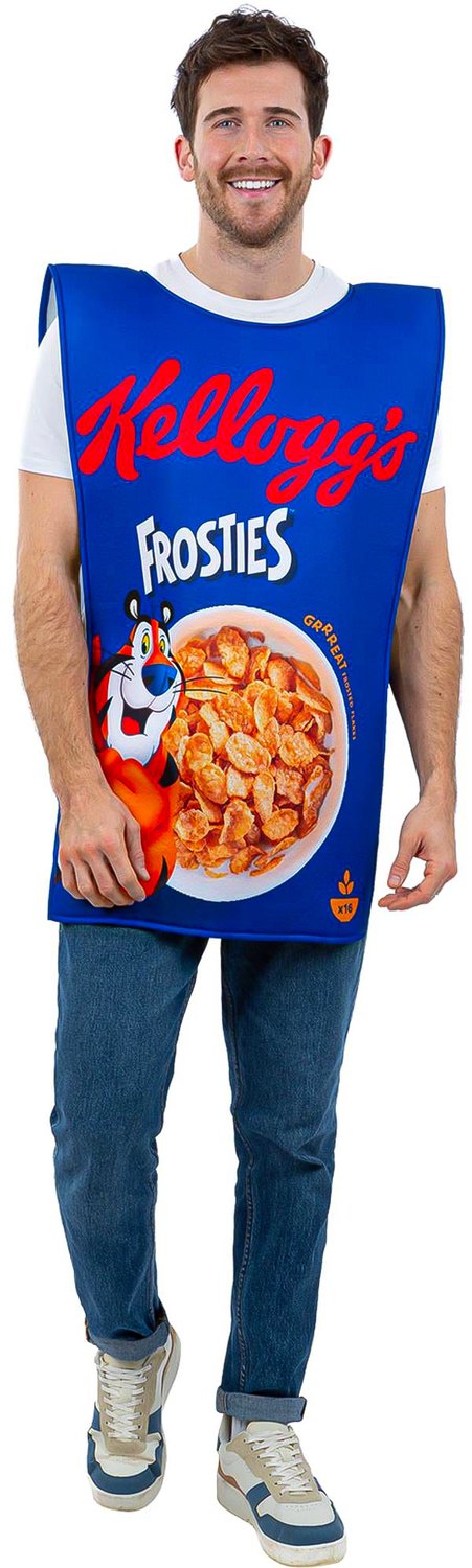 RUBIES NL - Kellogg's Frosties ontbijtgranen doos kostuum voor volwassenen