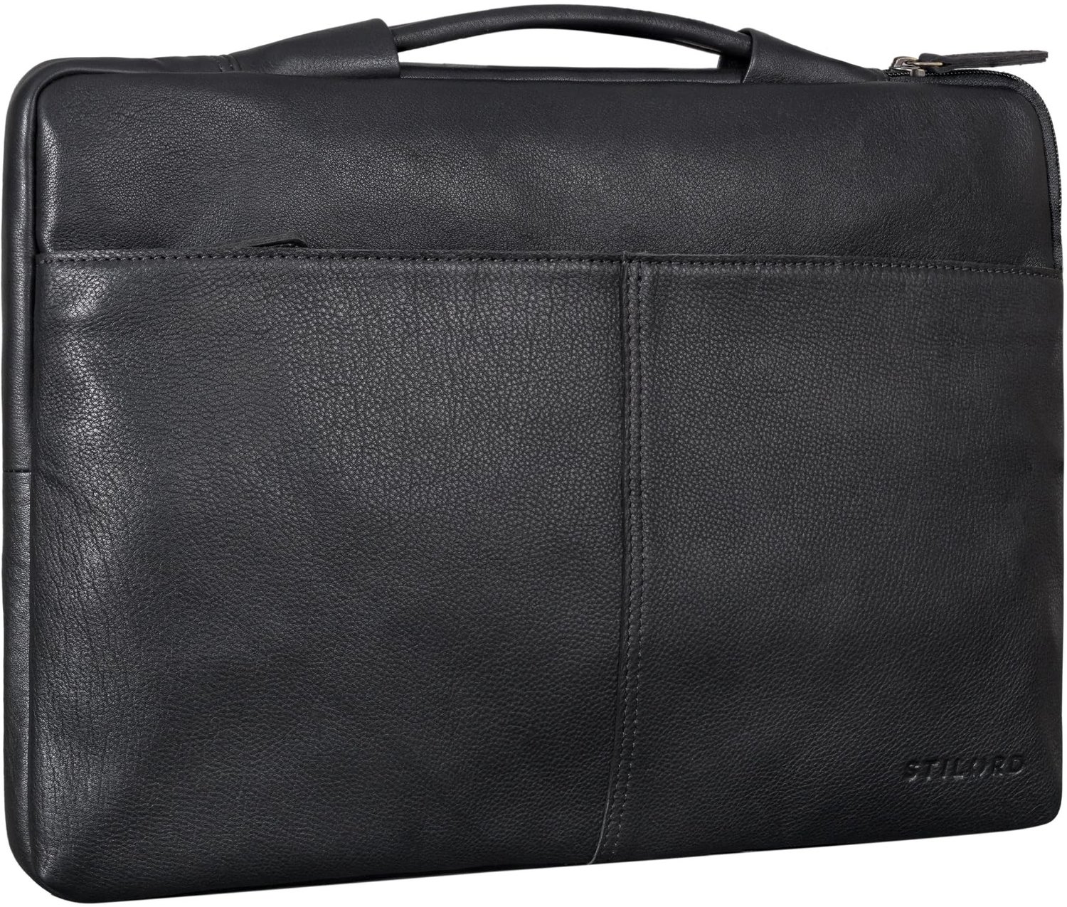 Leren Laptop Sleeve 15.6 Inch - Zwart