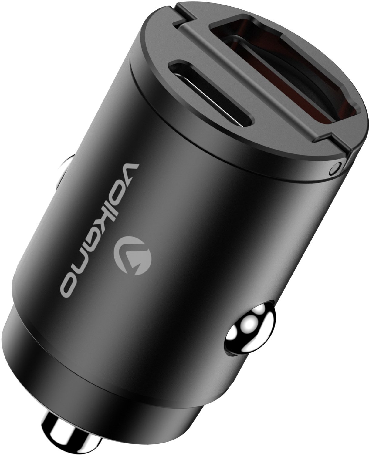 Volkano Veilix USB-autolader – 45 W – USB-A + USB-C – Zwart