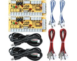 DIY USB Encoder Kit voor Arcade Games - Geschikt voor PC en Raspberry Pi met RetroPie en MAME (2-Pack)