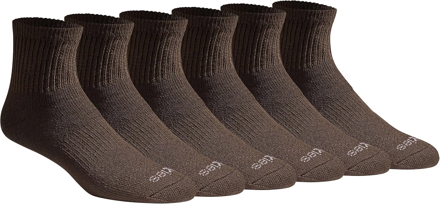 Dickies Dri-Tech Heren Sokken Multipack Vochtafvoerend & Comfortabel Bruin