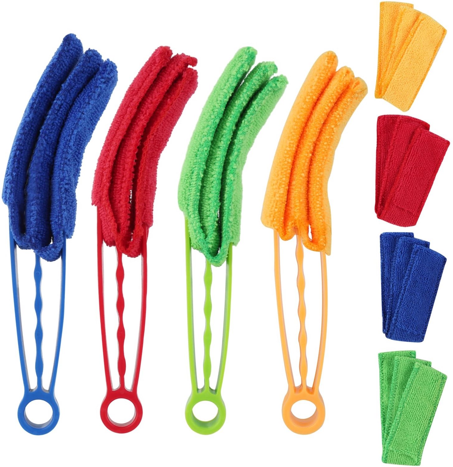 Set van 4 Jaloeziereinigers met Microvezelhoes