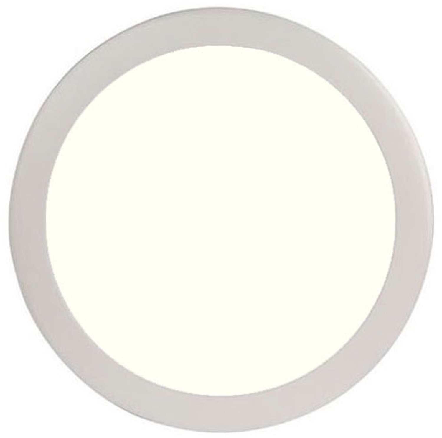 Qualu LED Paneel Slim - Ø30 Natuurlijk Wit 4200K - 24W Inbouw Rond - Mat Wit - Flikkervrij