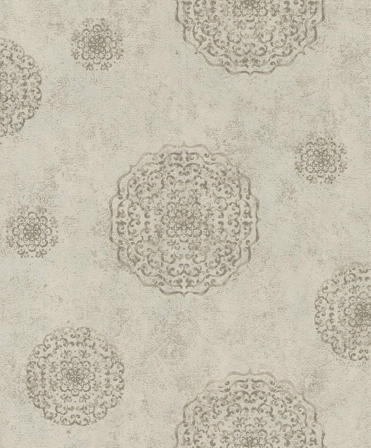 Rasch Behang #ROCKNROLLE 540536 - Vintage Ornamenten Greige