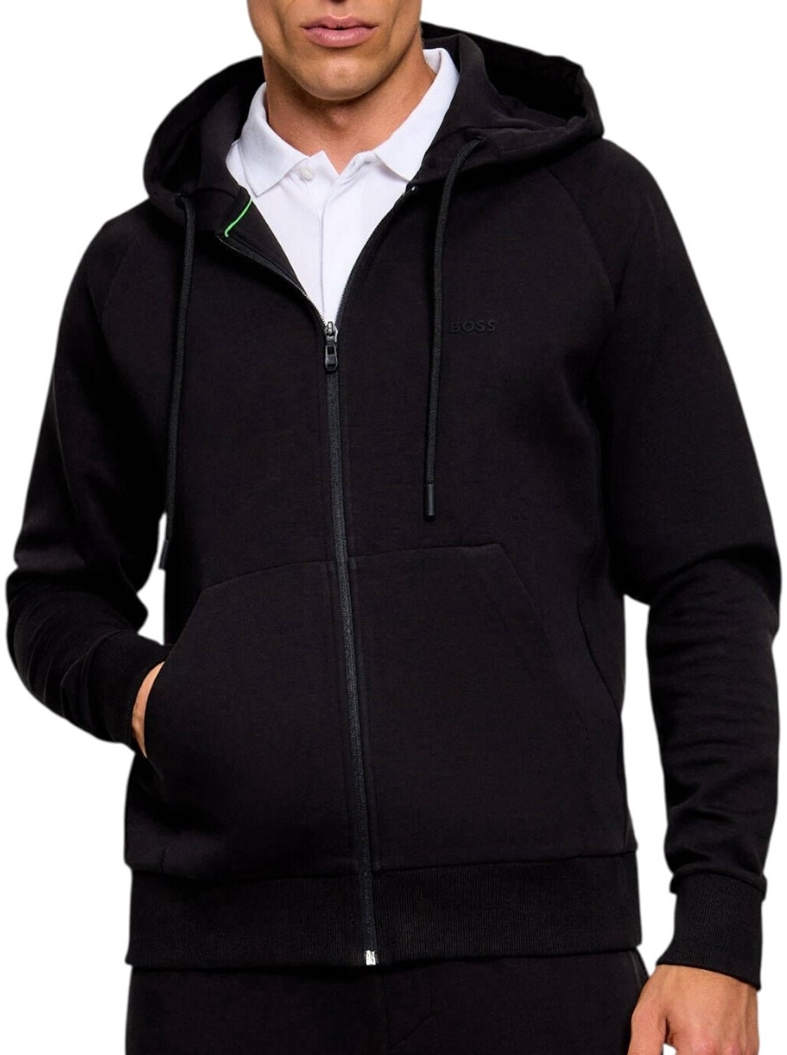 Boss Heren Vest Zwart 50565305/001 Saggy