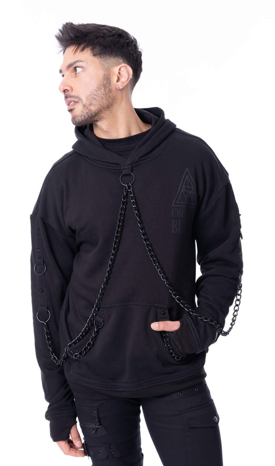 Chemical Black - Ash Vale Hoodie/trui - XXL - Zwart