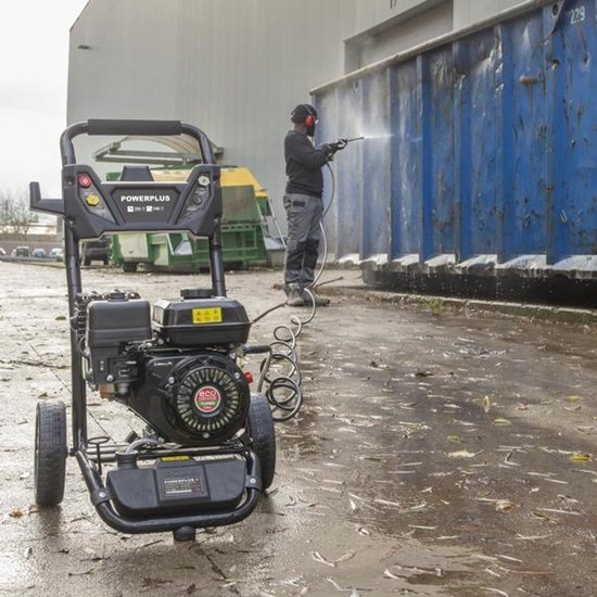 Powerplus POWXG9090 benzine hogedrukreiniger 210cc — afbeelding 2