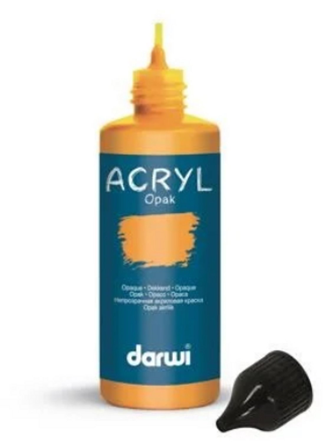 Darwi opaque acrylverf okergeel 746