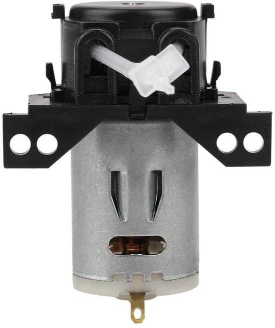 Peristaltische Doseerpomp - DC 12 V/24 V - Pompkop van ABS - Transparante Siliconen Slang - Pulsatie met Drie Rollen - Hoogte 6,3 cm - Pomp — afbeelding 4