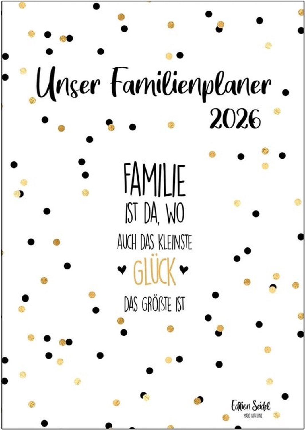 Grote familiekalender XL 2026 - 5 kolommen & A3-formaat - Wandkalender met spiraalbinding