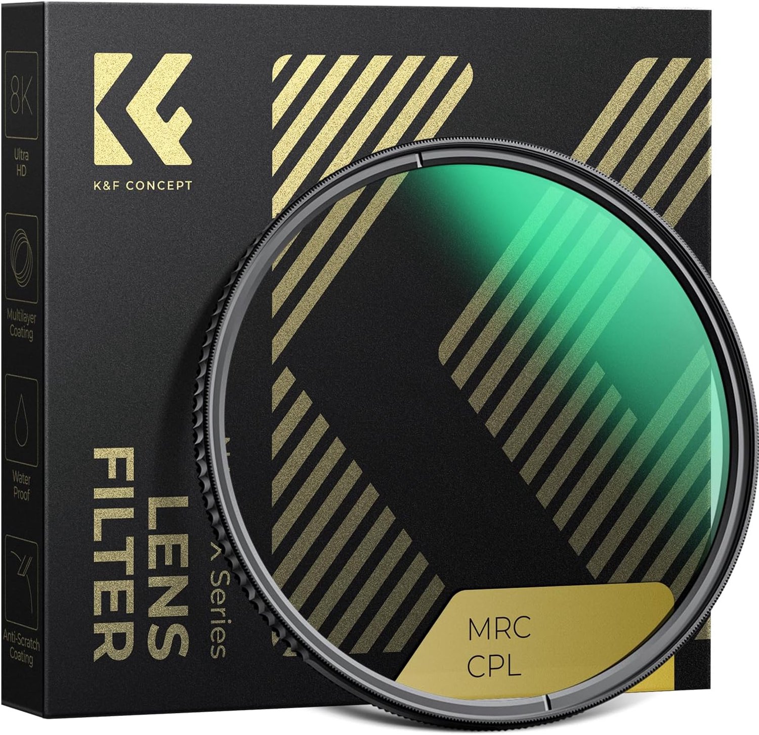K&F Concept Nano X CPL Filter 49mm - Polarisatie & Kleurverbetering