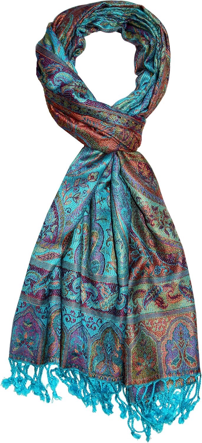 Lorenzo Cana Heren Sjaal - Luxe Viscose, Paisley Patroon, 70x200cm
