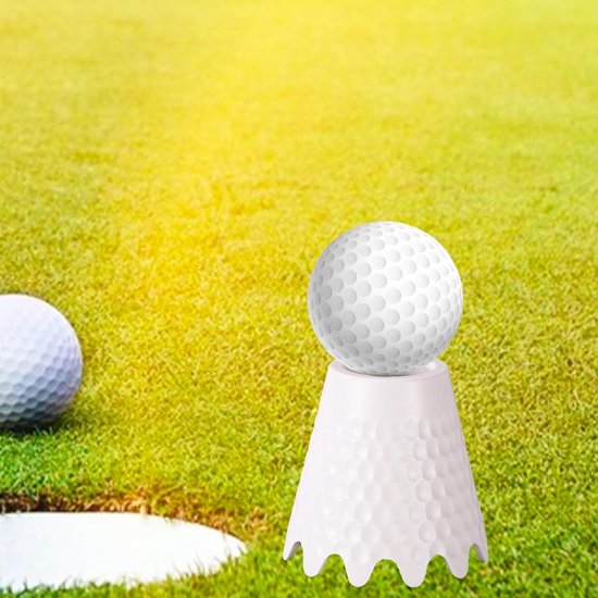 Dailygoods- Golf Tees 8 Stuks - ABS Materiaal - Indoor/Outdoor Training - Praktische Simulator Accessoires - Kegelvorm - Verstelbare Grootte 0,6-5,5 cm van Dailygoods — afbeelding 3