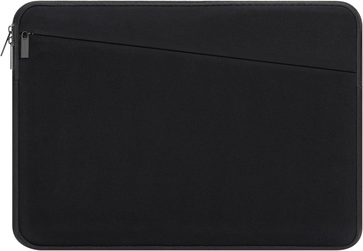 15,6 inch laptophoes draagbare laptophoes met accessoirevak compatibel met 15,6 inch Acer Asus HP Dell ChromeBook zachte draagtas gewatteerde computerhoes