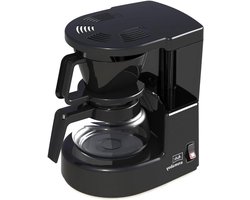 Koffiezetapparaat - Filterkoffiezetter - Koffie Zetten - Ruimtebesparend Design - 2 Kopjes - Zwart