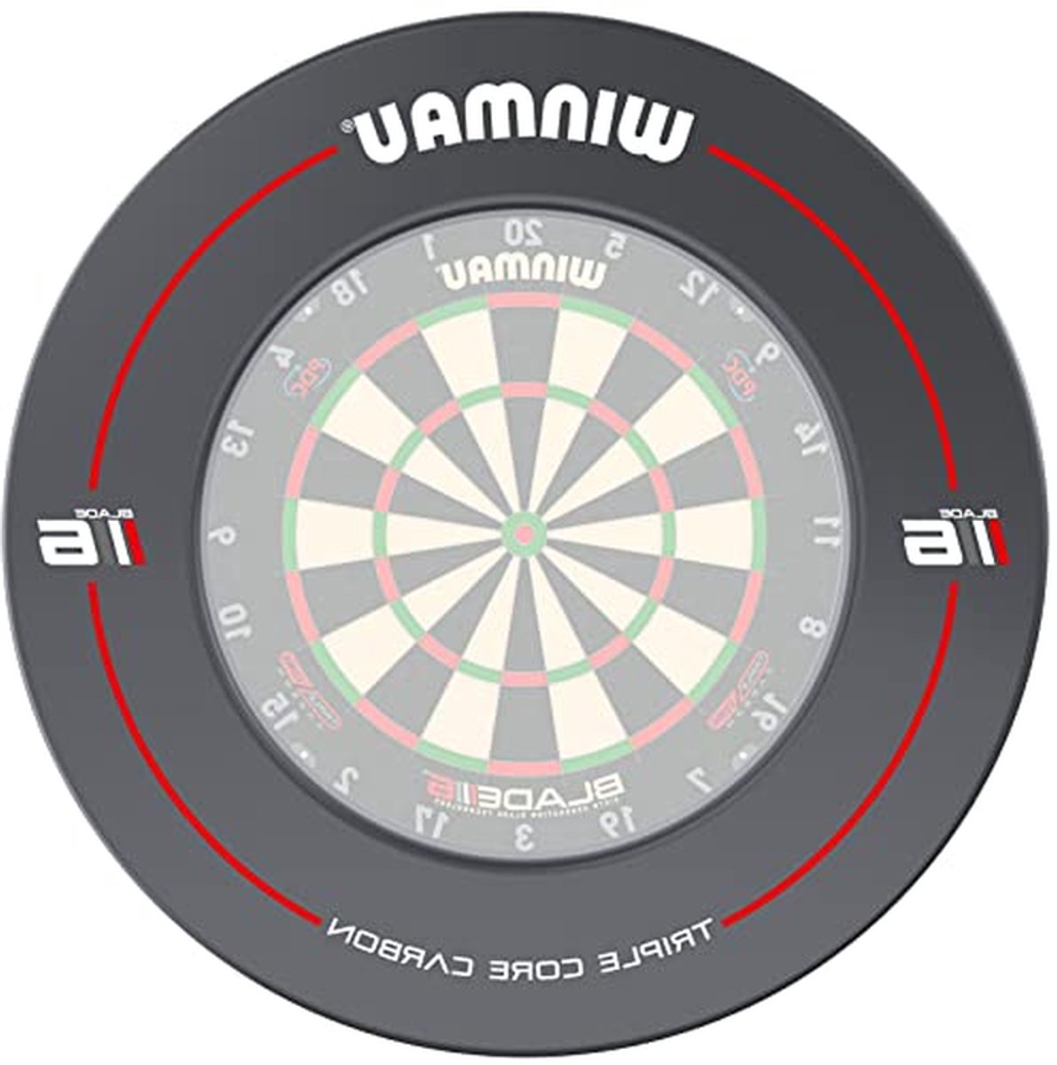 Dartbord Rand - Beschermring - Darts Spelen - Universeel Passend - 67.5 cm - Grijs