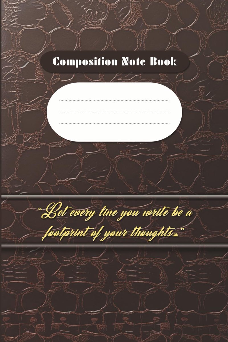 "Luxury Leather Style Composition Notebook: Premium Executive Writing Journal for Students & Professionals": Let Every - ShopVlot