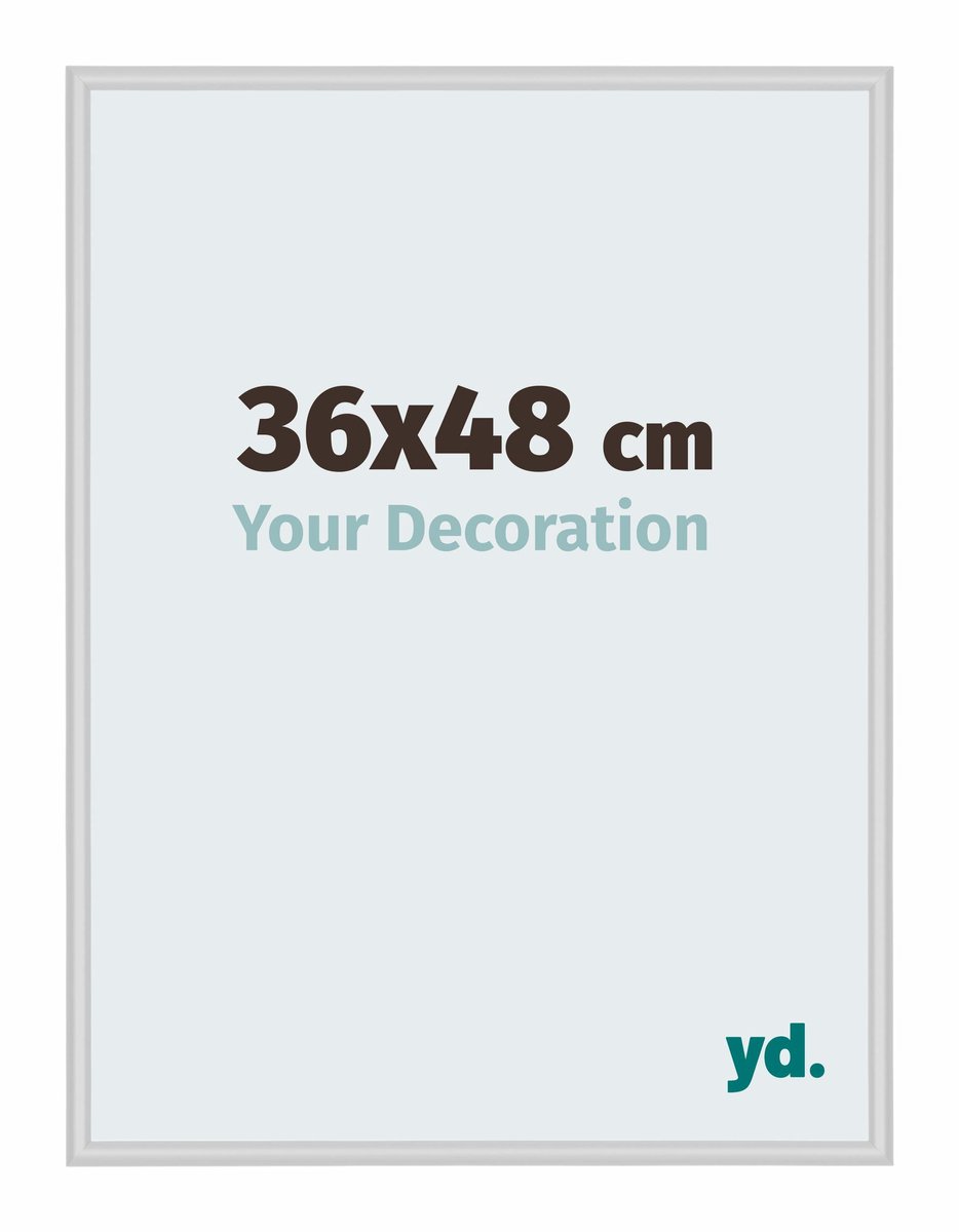 yd. Your Decoration - Fotolijst 36x48 cm - Aluminium - Zilver Mat - Miami