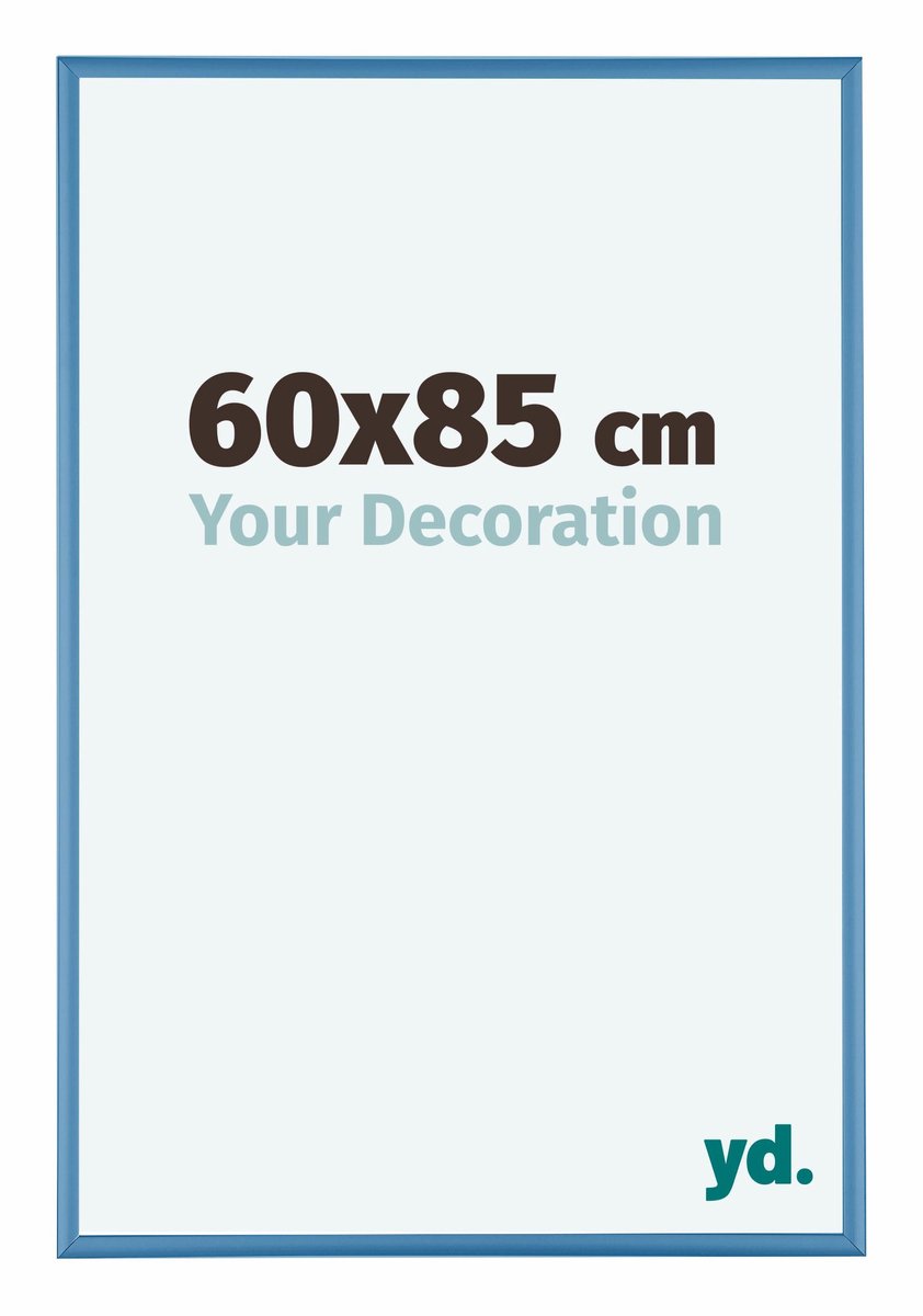 yd. Your Decoration - Fotolijst 60x85 cm - Aluminium - Staal Blauw - Kent