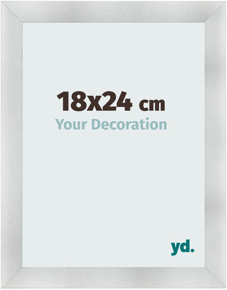 yd. Your Decoration - Fotolijst 18x24 cm - MDF - Aluminium Geborsteld - Pisa