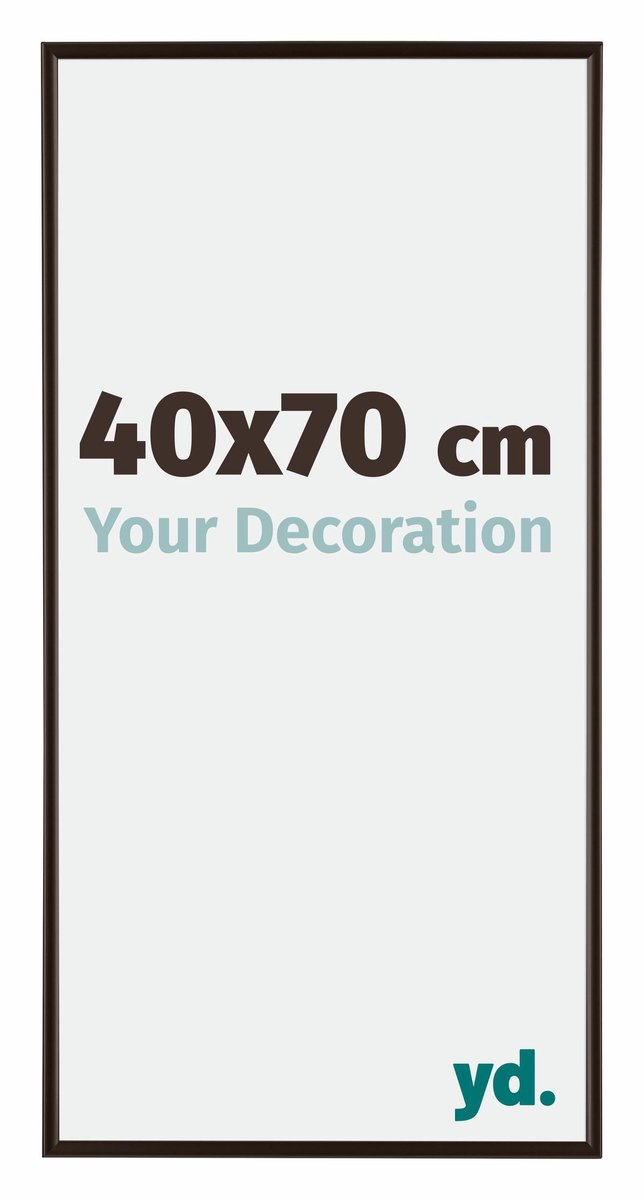 yd. Your Decoration - Fotolijst 40x70 cm - Kunststof - Antraciet - Evry