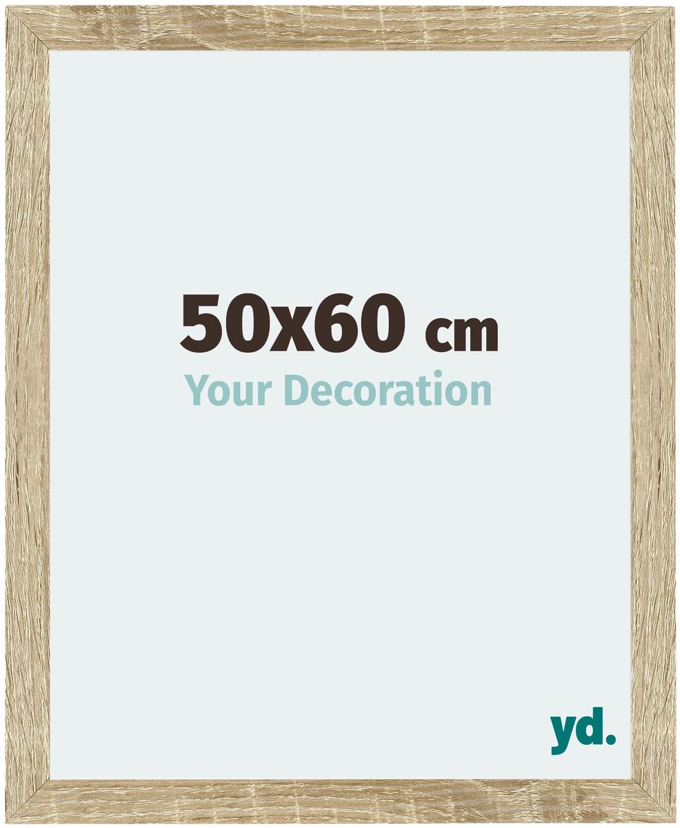 yd. Your Decoration - Fotolijst 50x60 cm - MDF - Sonoma Eiken - Mura
