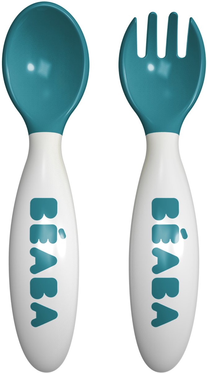 Béaba - Ergonomisch Bestekset - Blauw van Beaba — afbeelding 4
