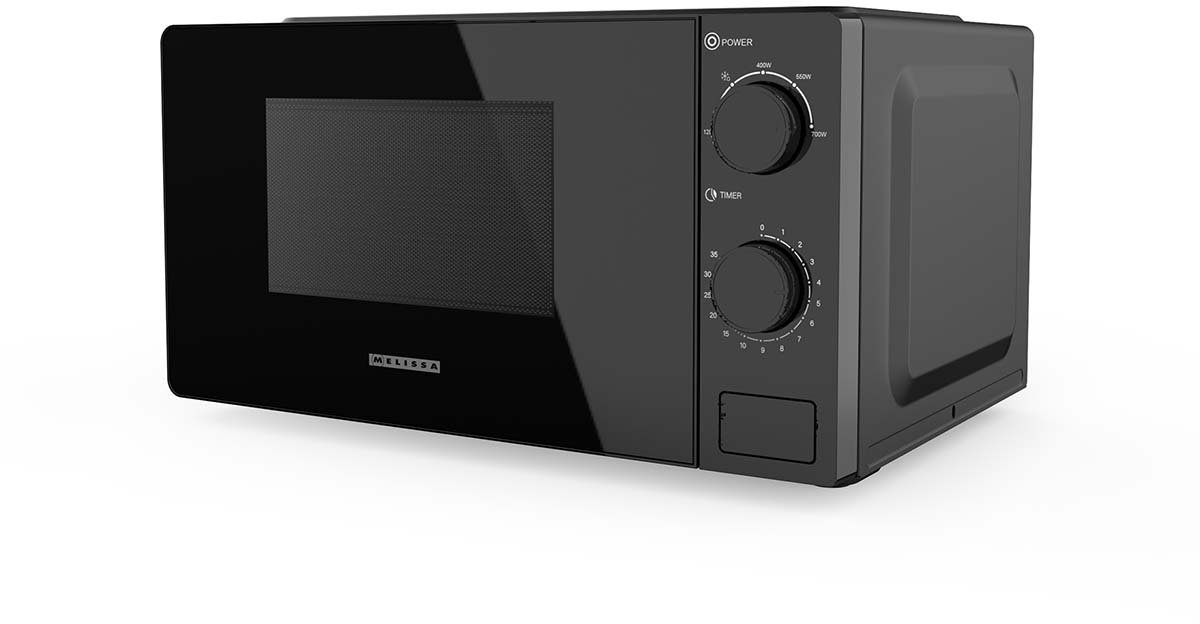 Melissa Vrijstaande Magnetron - 700W - Ontdooifunctie - 16330133 - Zwart